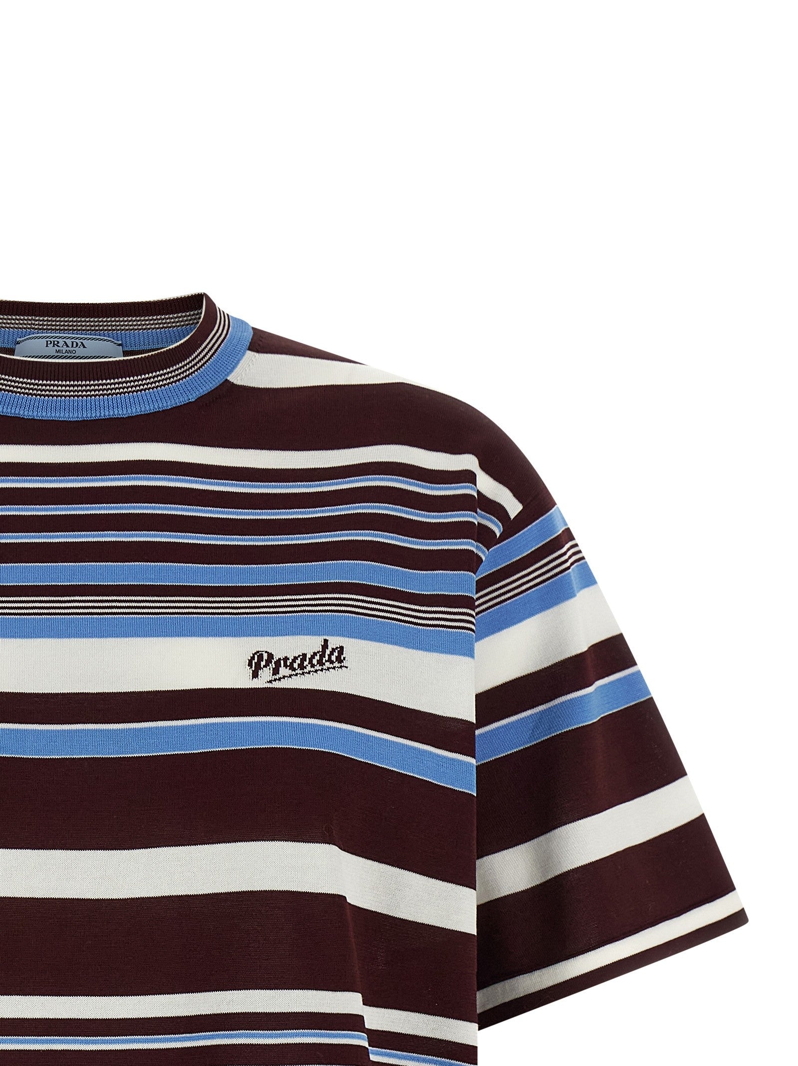 PRADA Logo intarsia sweater
