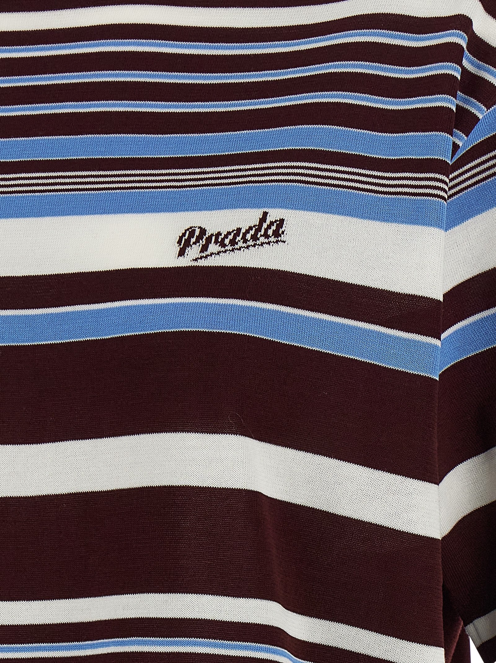 PRADA Logo intarsia sweater