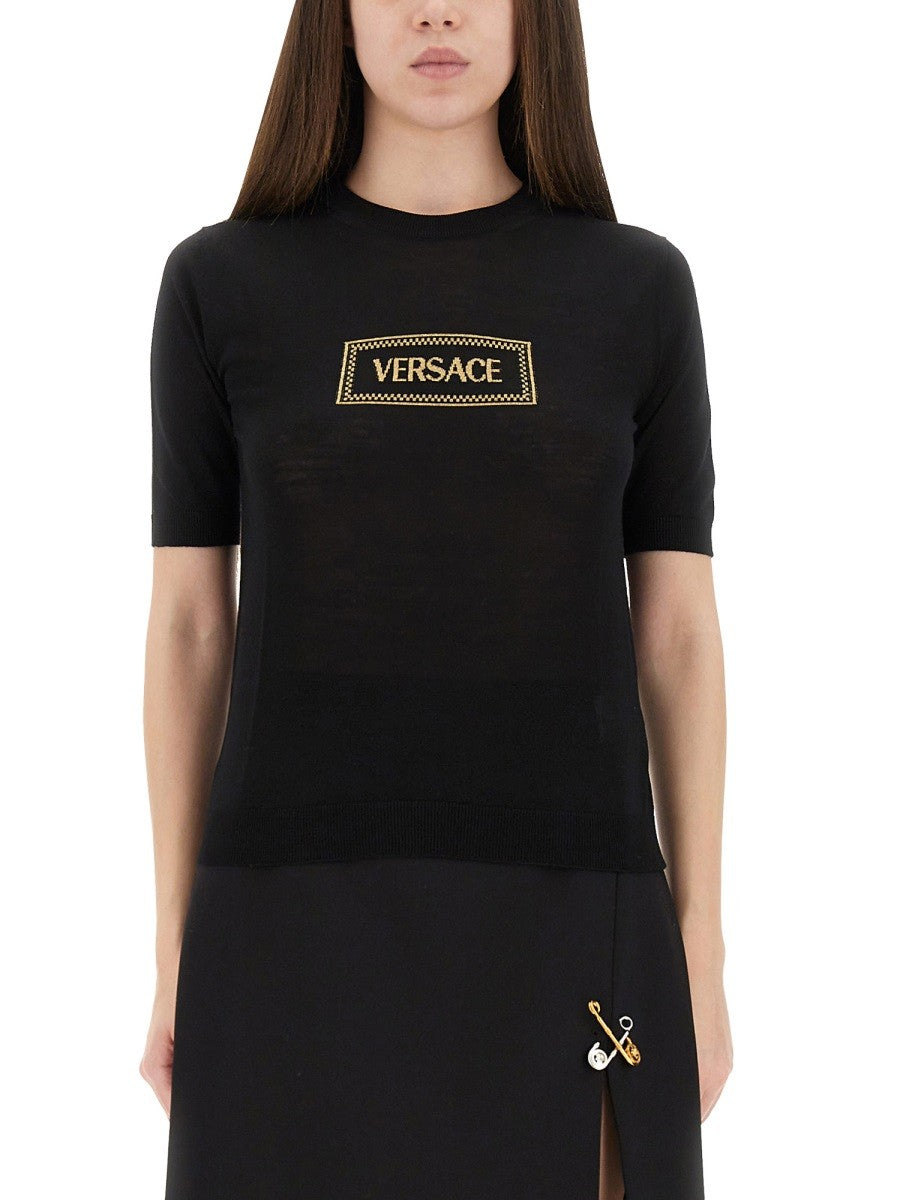 LOGO KNIT T-SHIRT