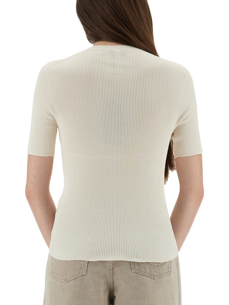 Fendi LOGO KNIT T-SHIRT