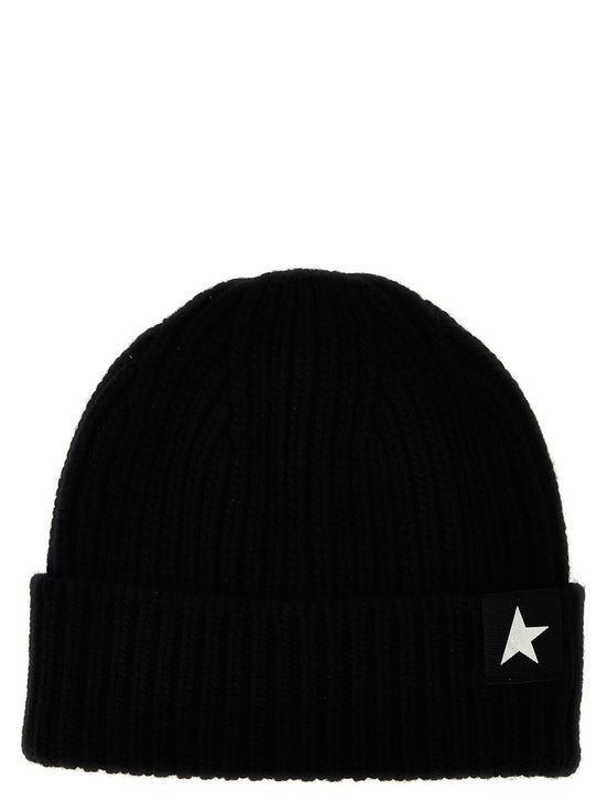 Logo label beanie