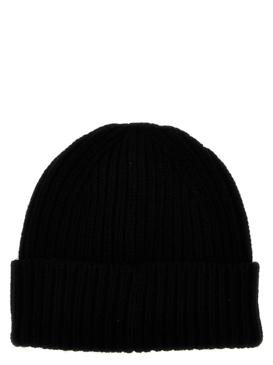 Logo label beanie