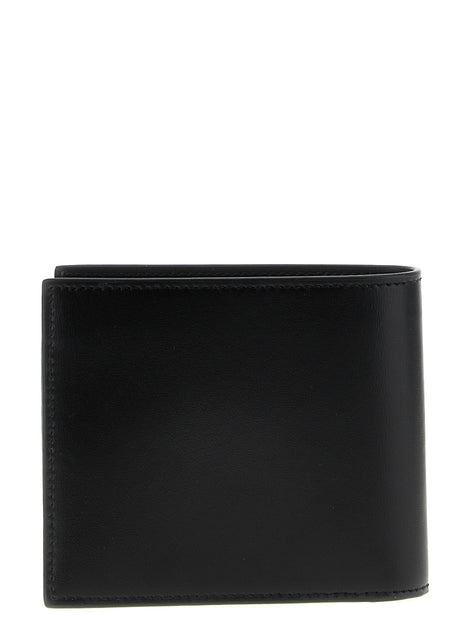 Logo leather wallet