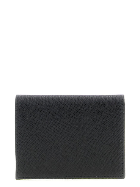 PRADA Logo leather wallet