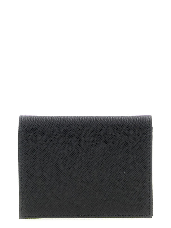 PRADA Logo leather wallet