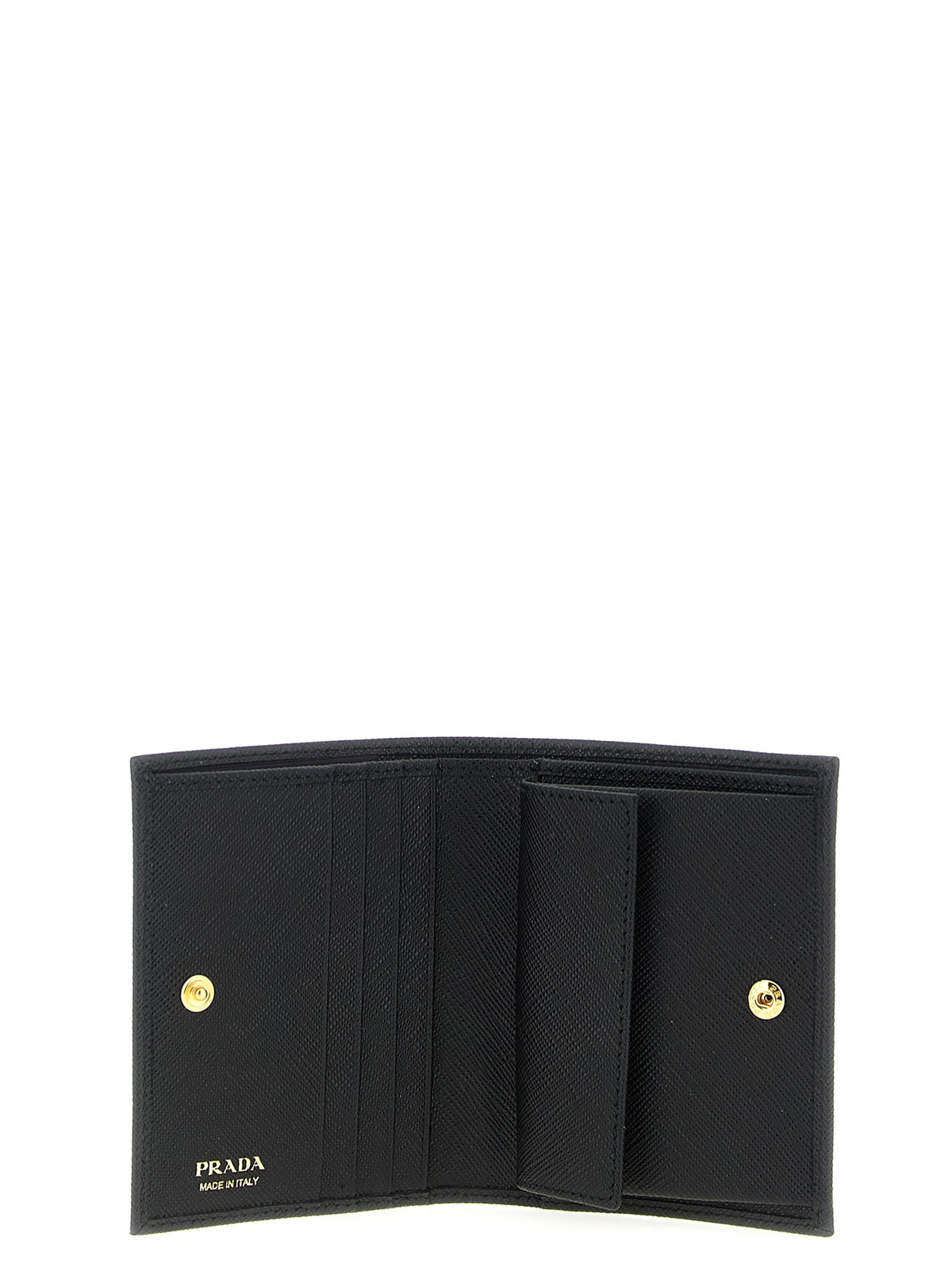 PRADA Logo leather wallet