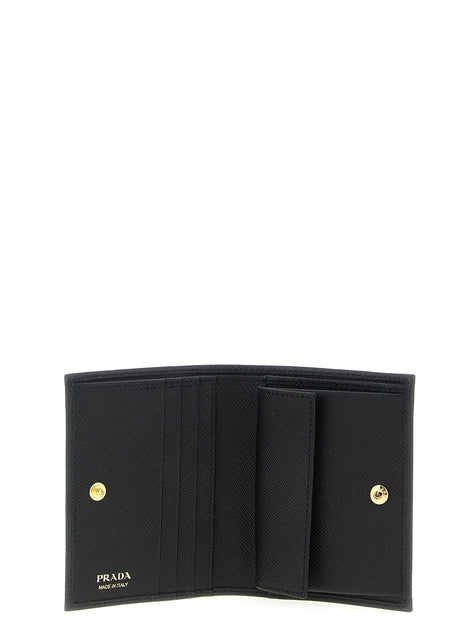 PRADA Logo leather wallet