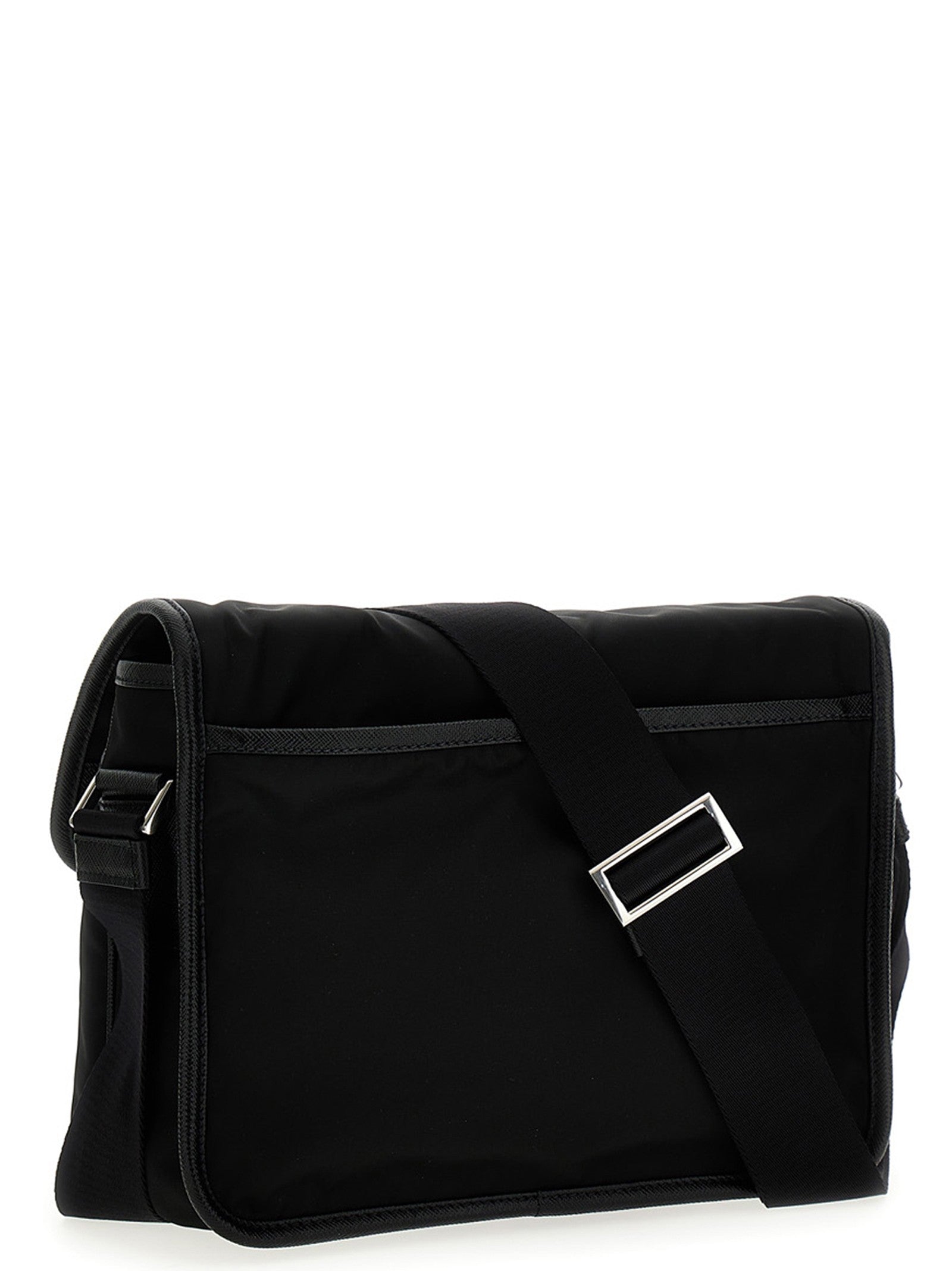 Logo nylon crossbody bag
