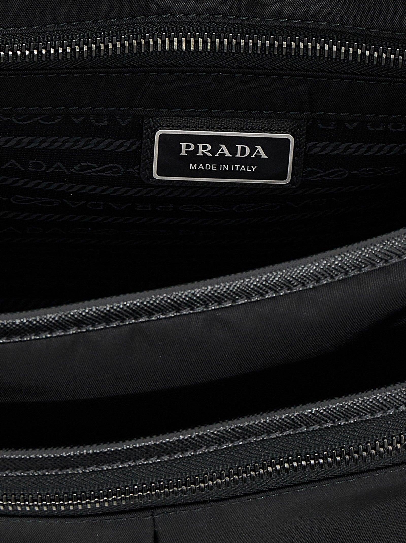 Logo nylon crossbody bag