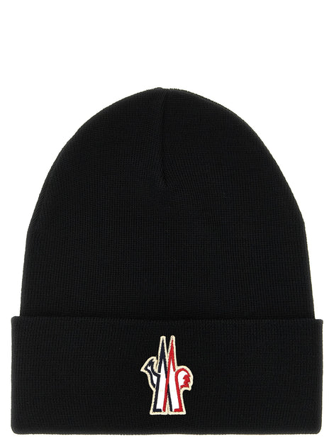 Logo patch beanie