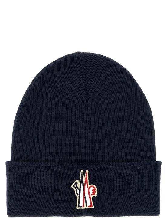 Logo patch beanie