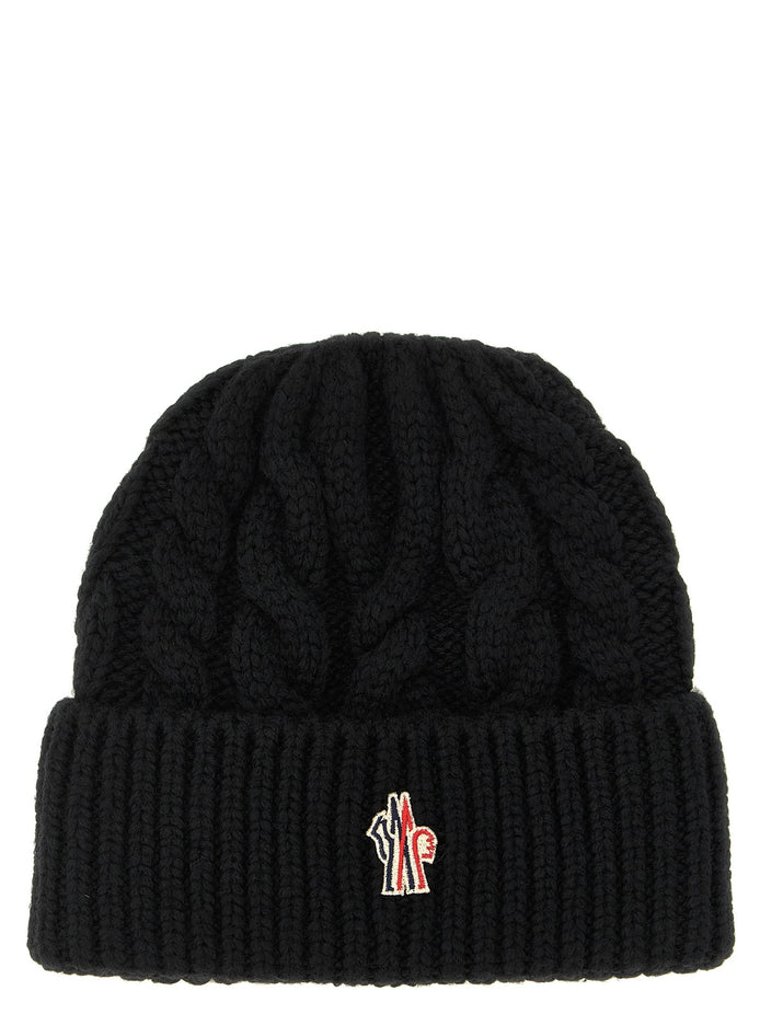 Logo patch beanie