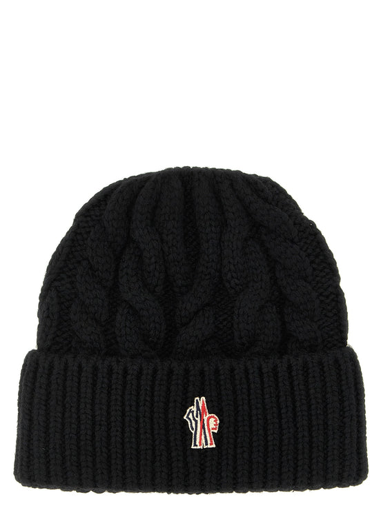 Logo patch beanie