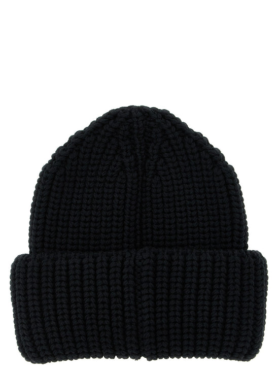 Logo patch beanie