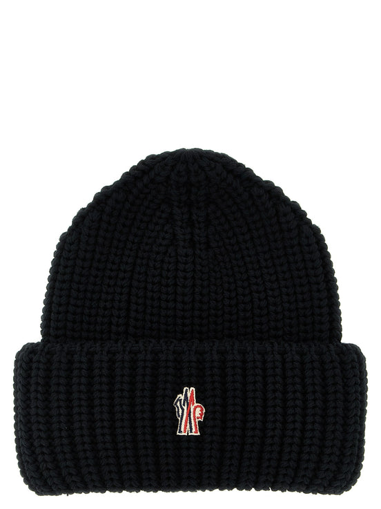 Logo patch beanie