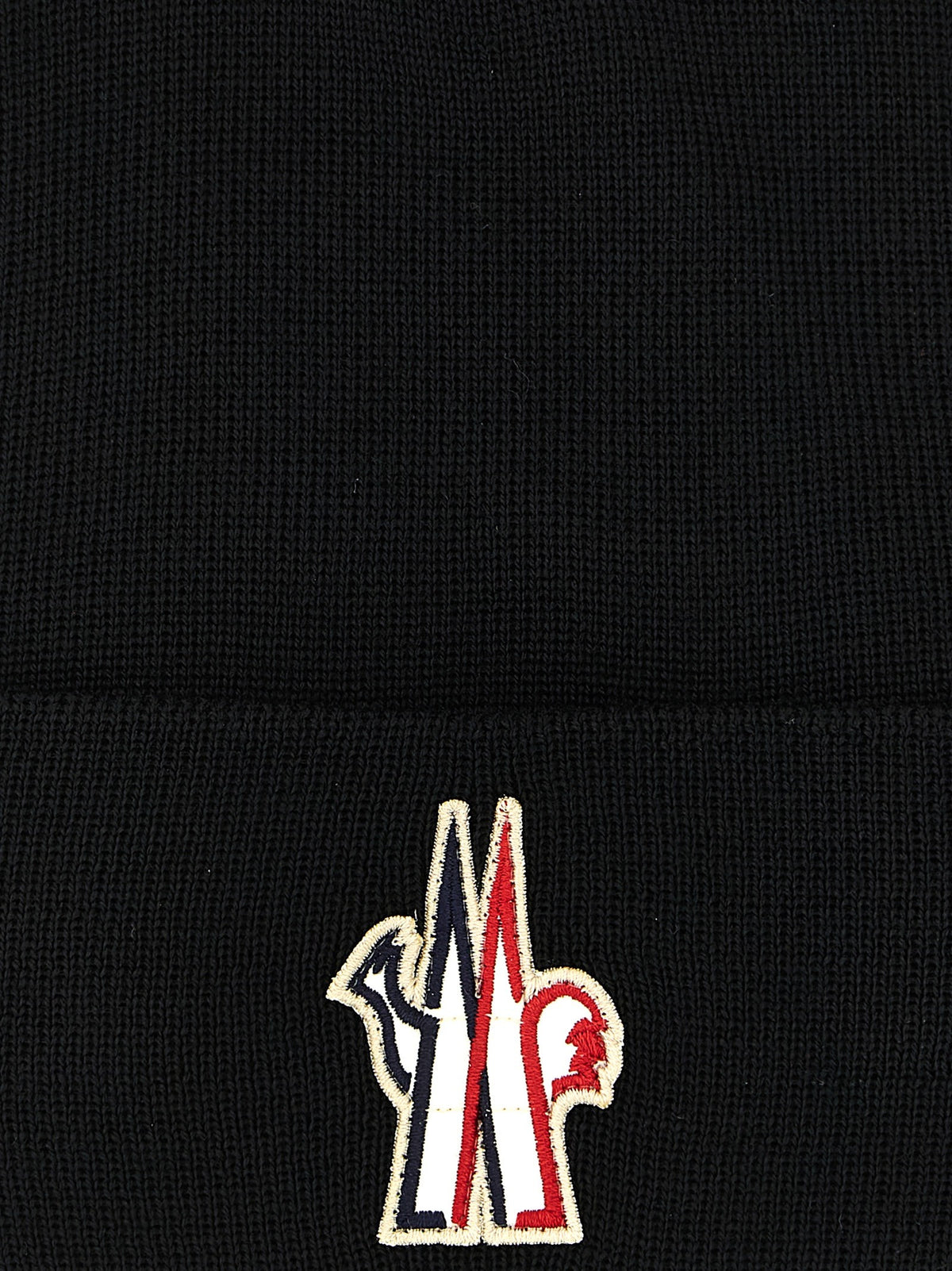 MONCLER GRENOBLE Logo patch beanie