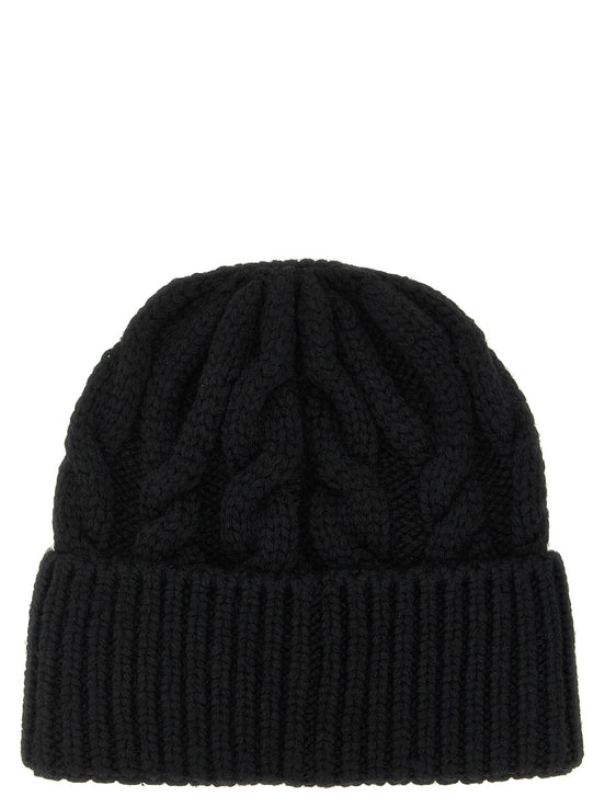 MONCLER GRENOBLE Logo patch beanie