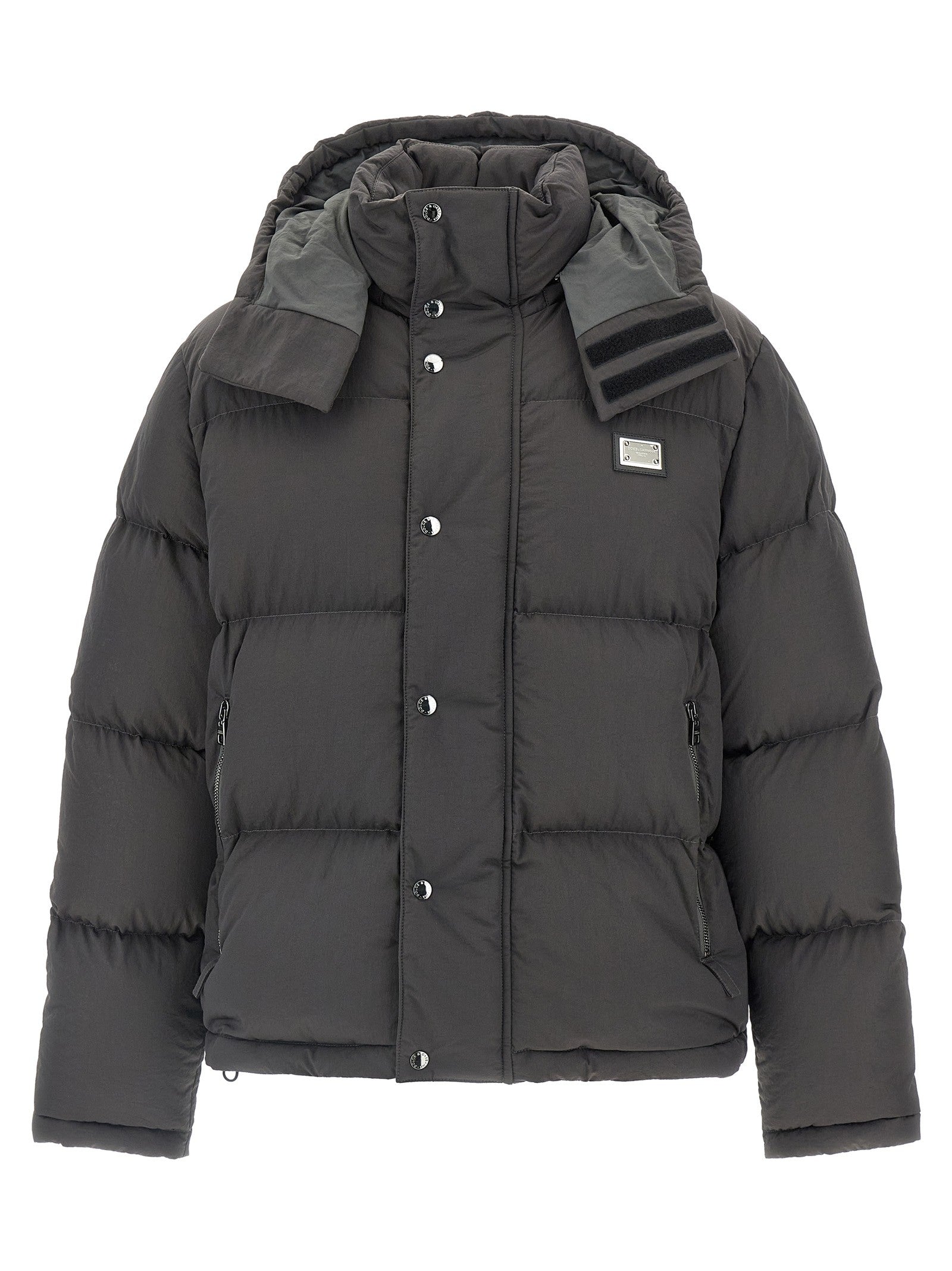 Dolce & Gabbana Logo patch down jacket