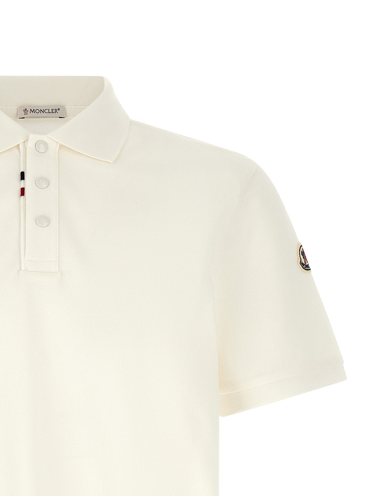 Moncler Cotton pique polo shirt