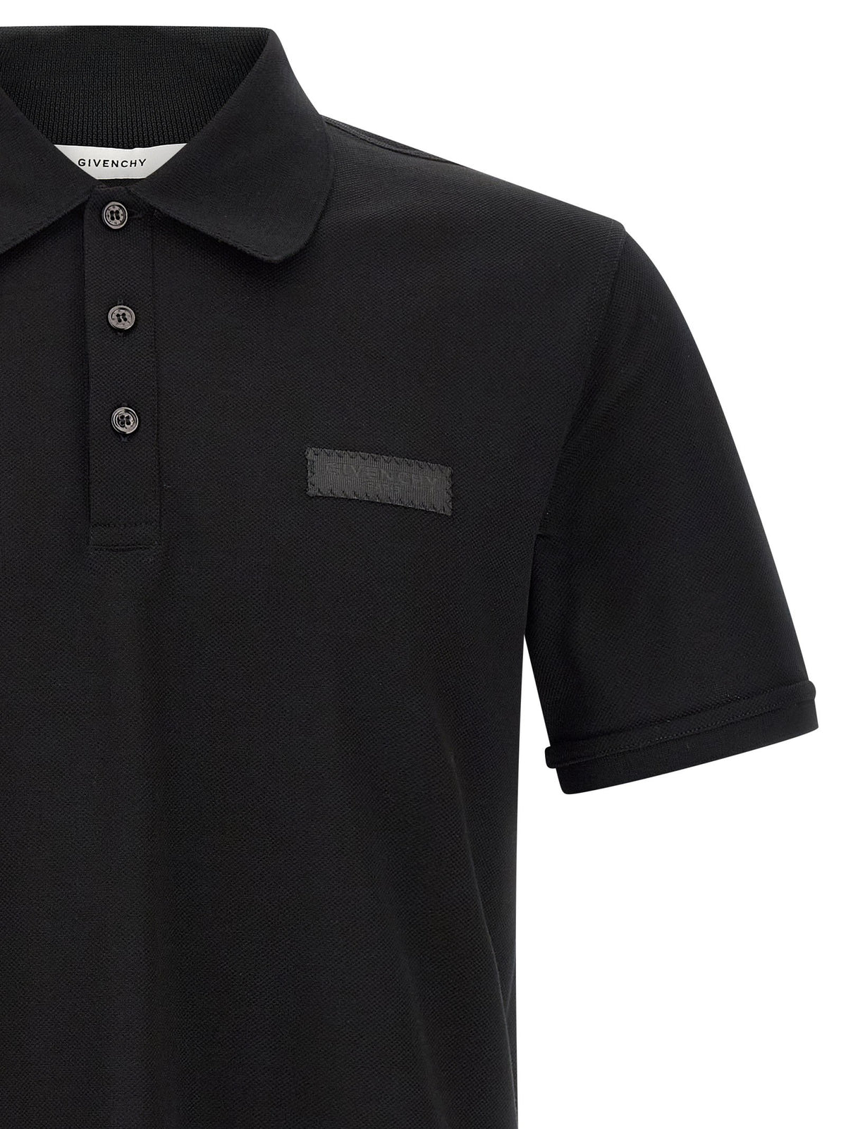 Givenchy Logo patch polo shirt