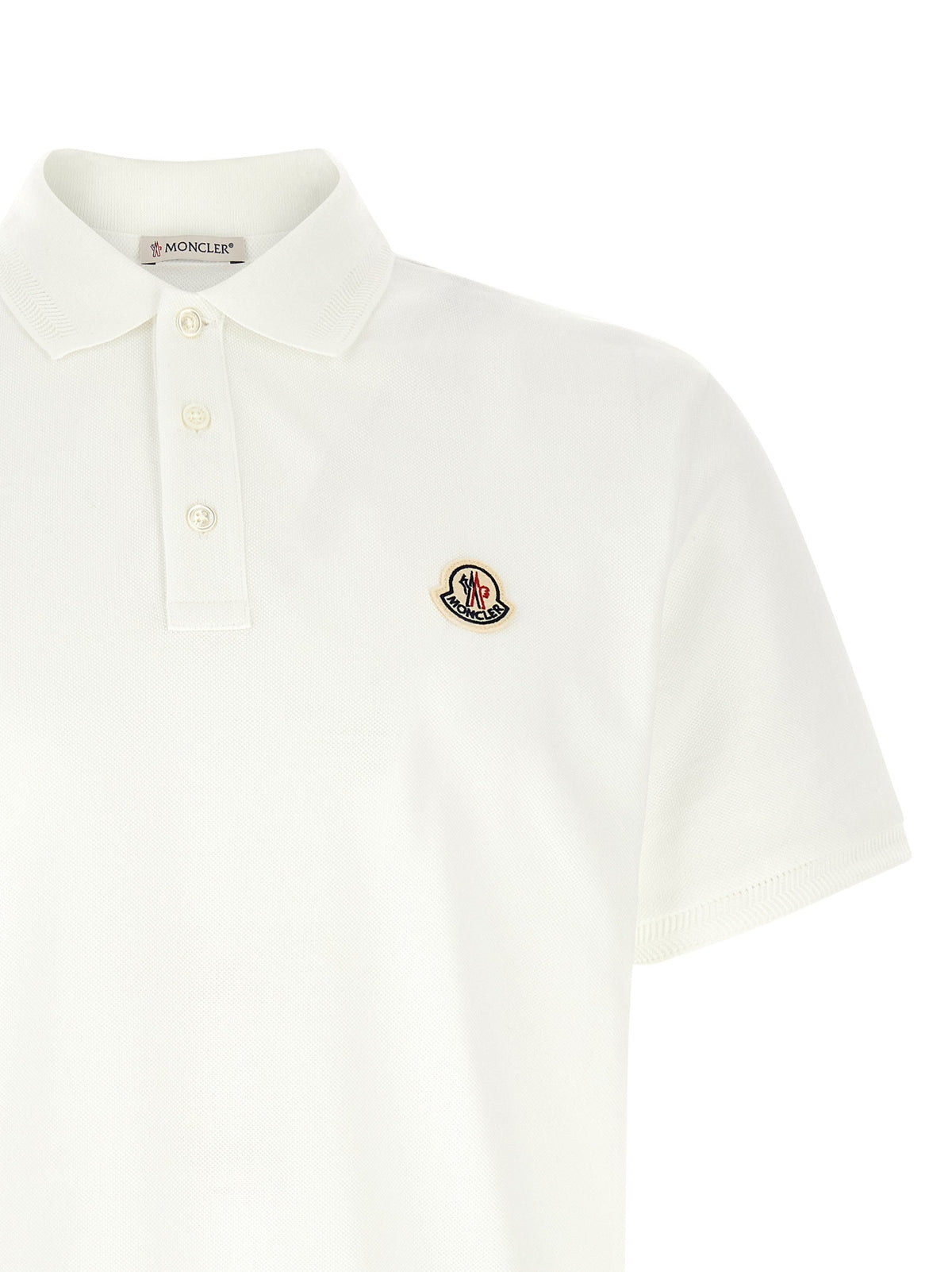 Moncler Logo patch polo shirt