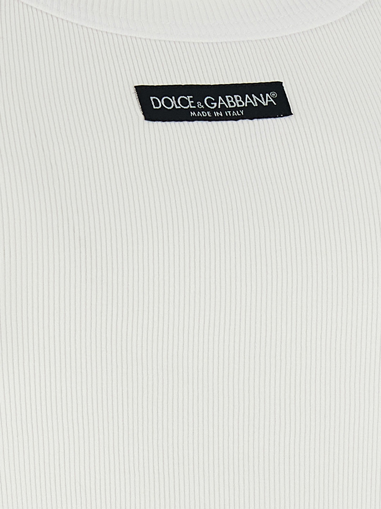 Dolce & Gabbana Logo patch tank top