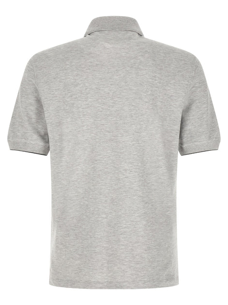 Brunello Cucinelli Logo piqué polo shirt