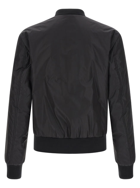 Dolce & Gabbana Logo plaque bomber jacket