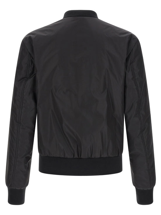 Dolce & Gabbana Logo plaque bomber jacket