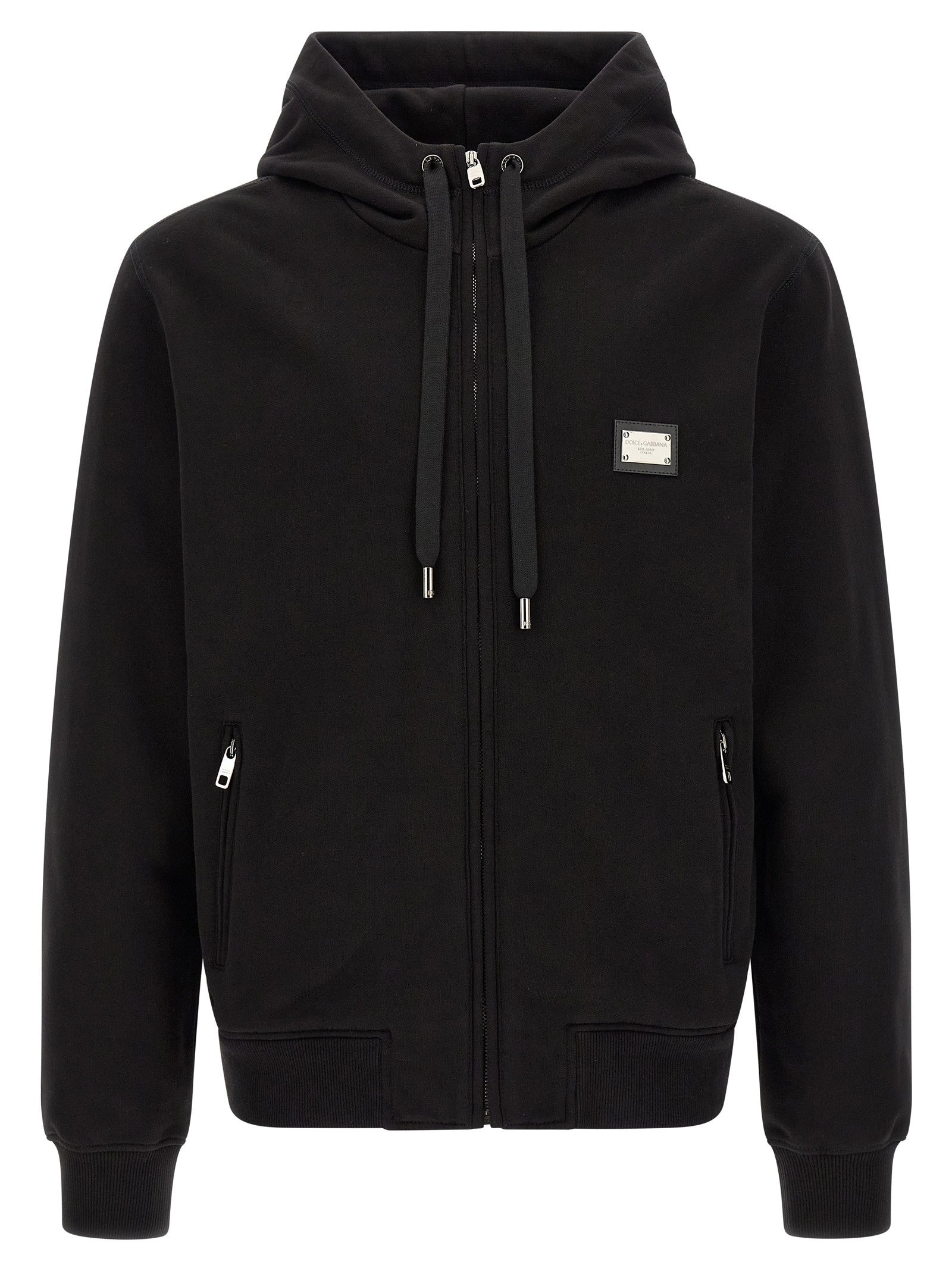 Logo plaque hoodie
