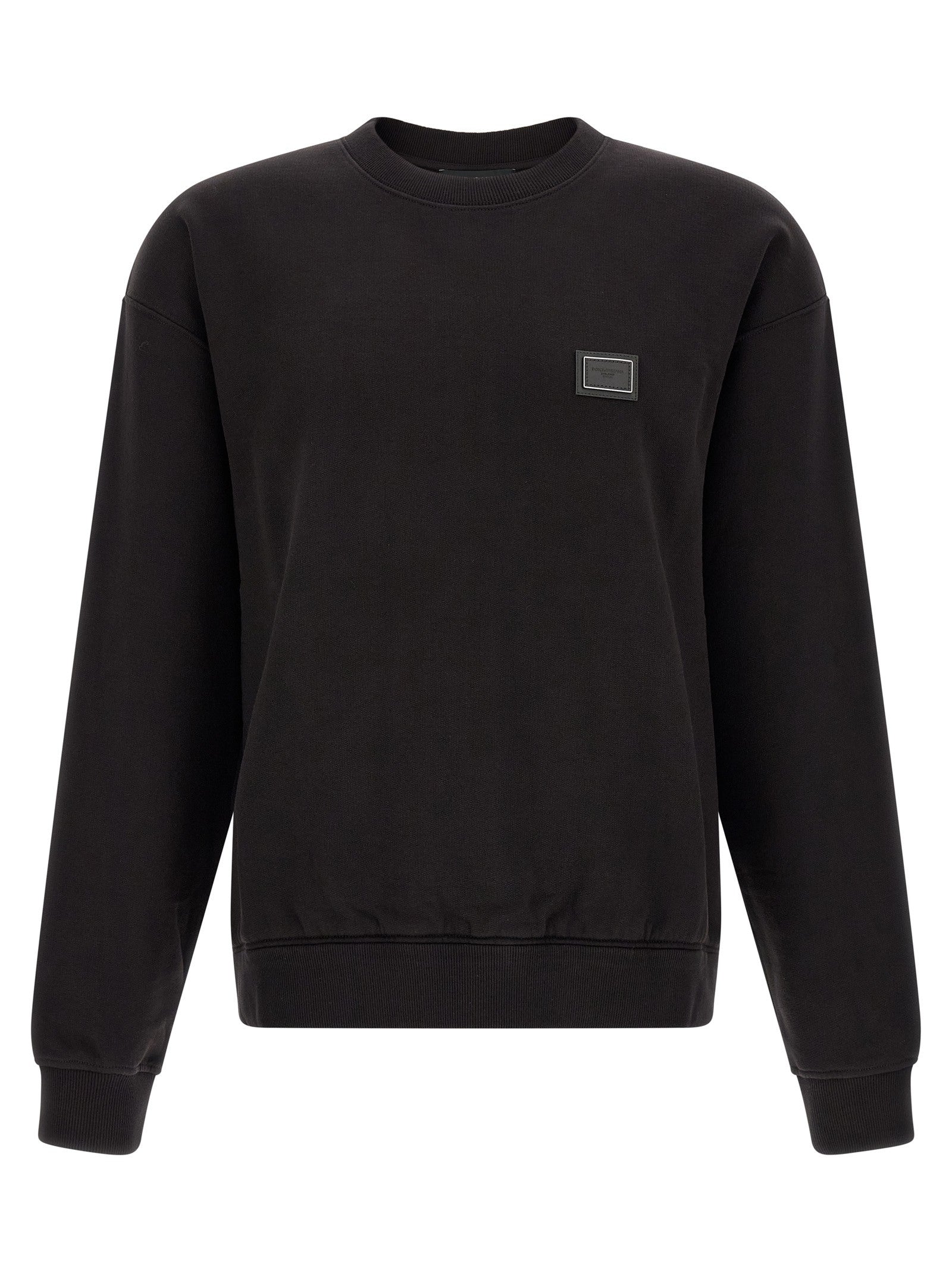 Logo plaque sweatshirt