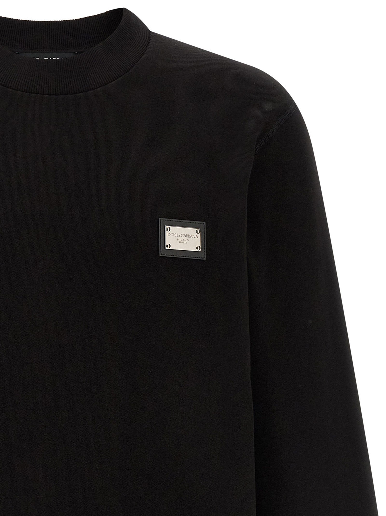 Logo plate sweatshirt