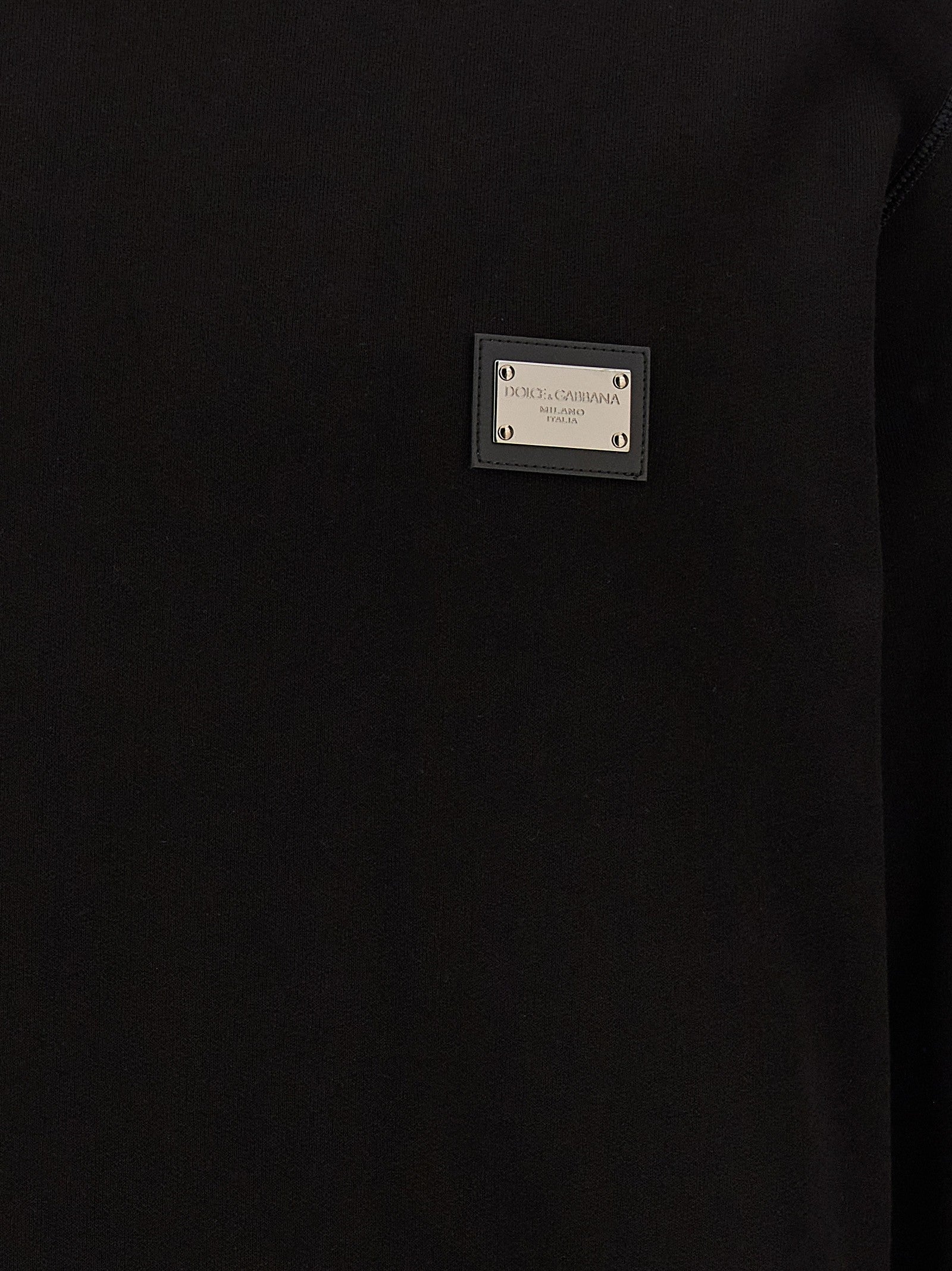 Logo plate sweatshirt