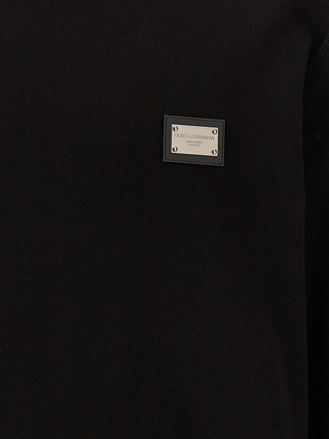 Logo plate sweatshirt