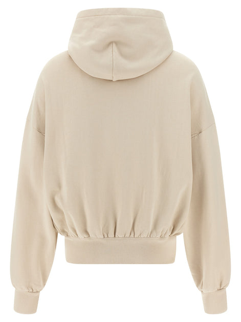 Logo print hoodie