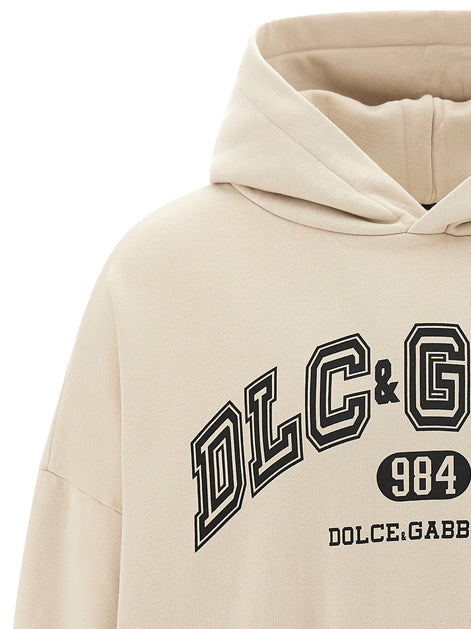 Logo print hoodie
