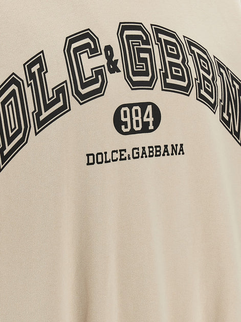 Logo print hoodie