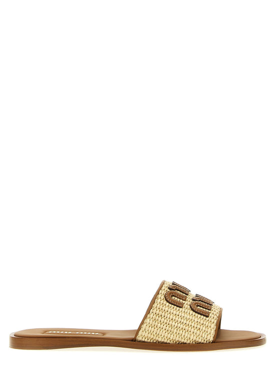 Logo sandals