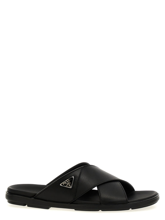 Logo sandals
