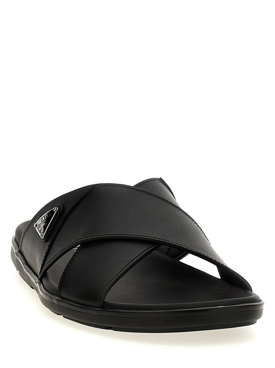 Logo sandals