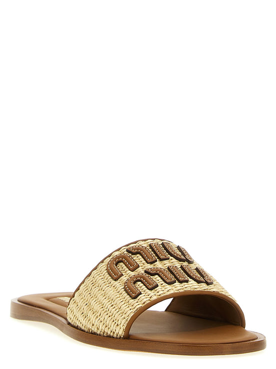 Logo sandals