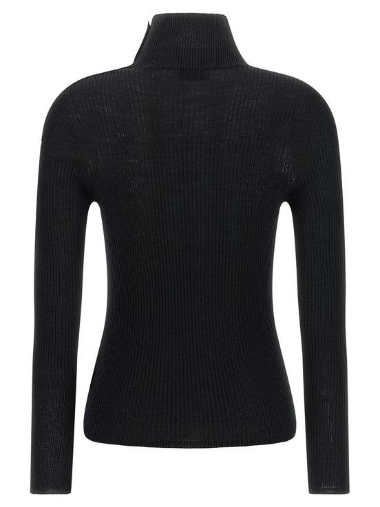 Logo turtleneck sweater