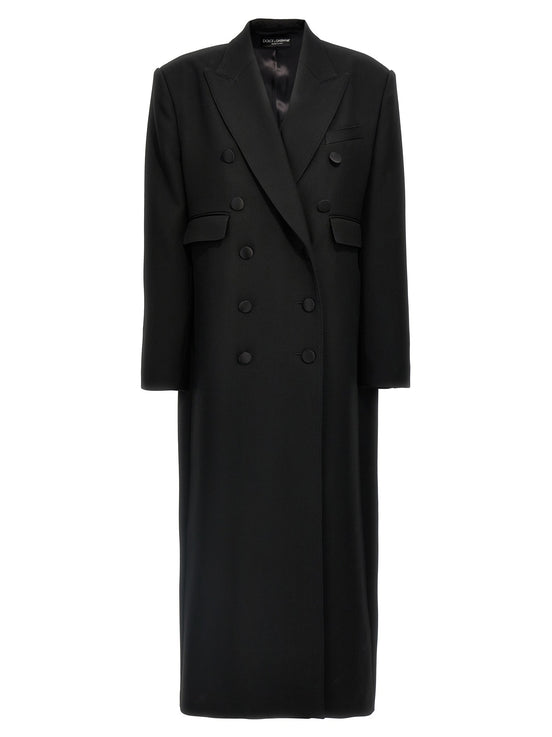 Long tuxedo coat