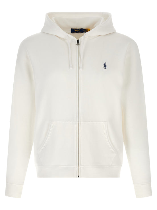 Loopback cotton hoodie
