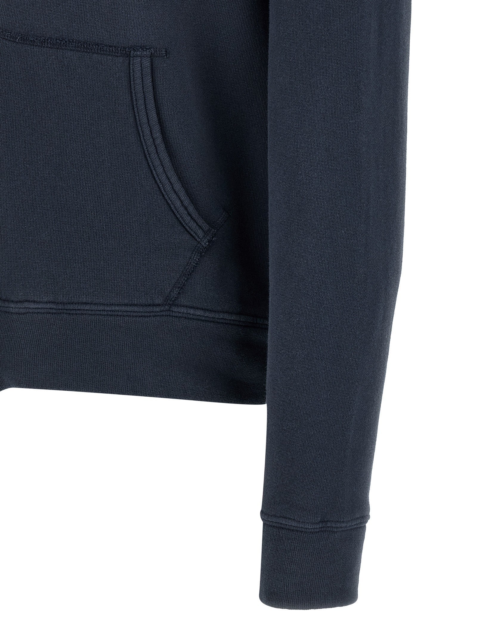 Loopback cotton hoodie