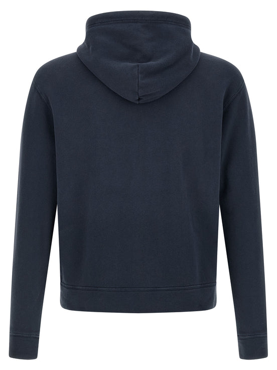Loopback cotton hoodie