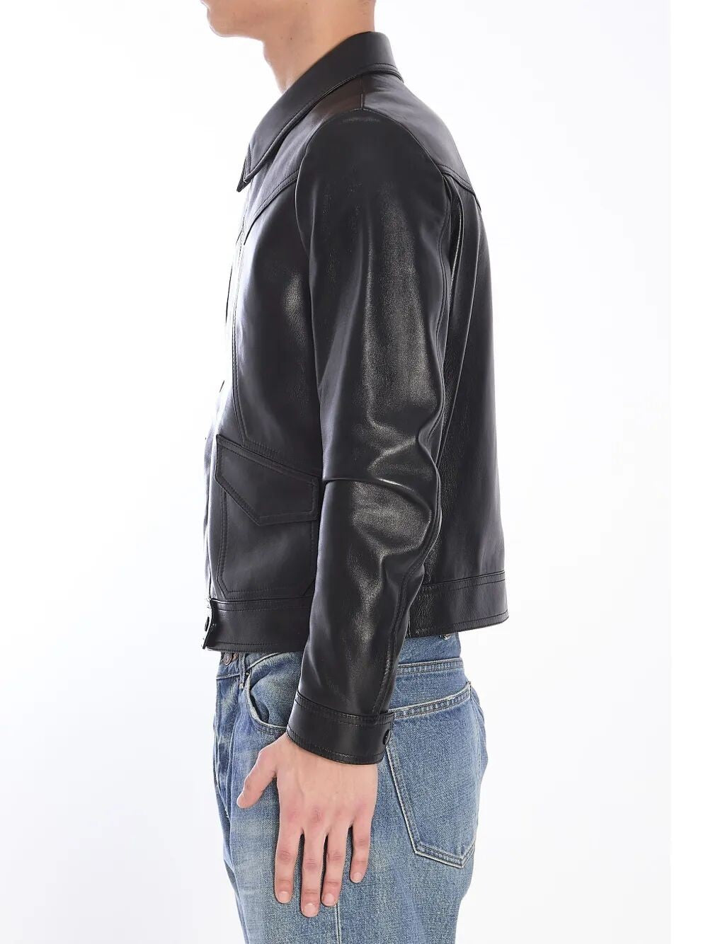 Celine Loose Fit leather jacket