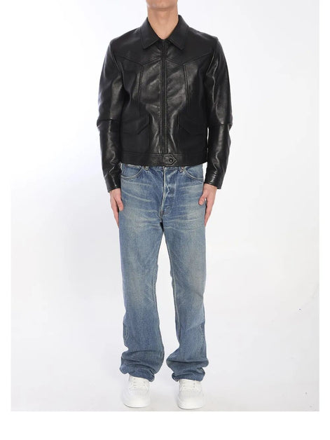 Celine Loose Fit leather jacket