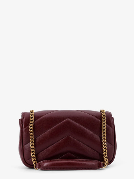 Loulou Mini crossbody bag with chevron stitching