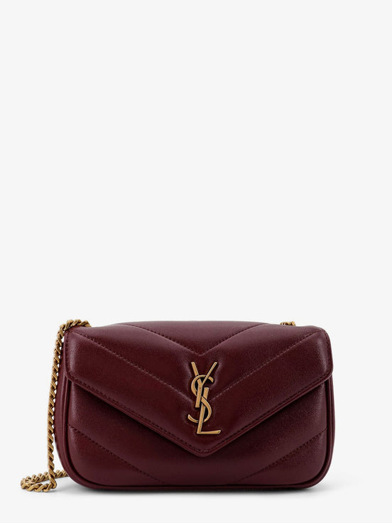 Loulou Mini crossbody bag with chevron stitching